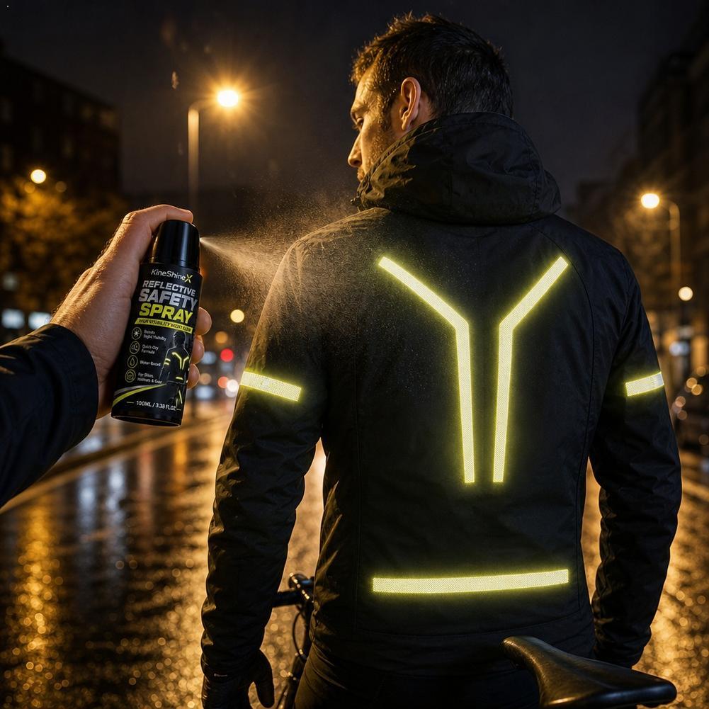 Cycling Commute Backpack - Ночной светоотражающий спрей для безопасности, высокопрочное
