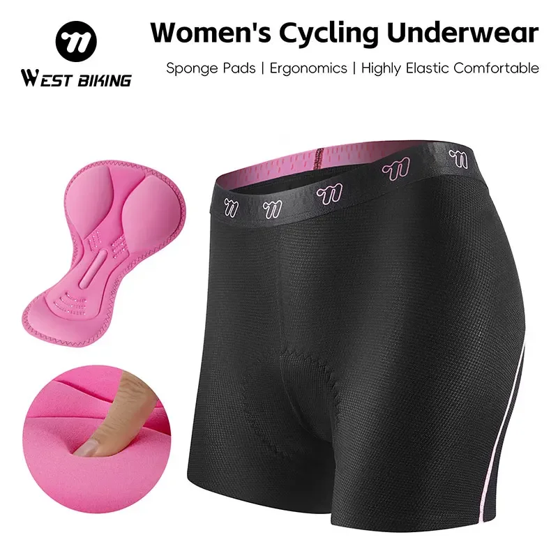 Cycling Shorts For Commute - WEST BIKING Женское велосипедное белье с