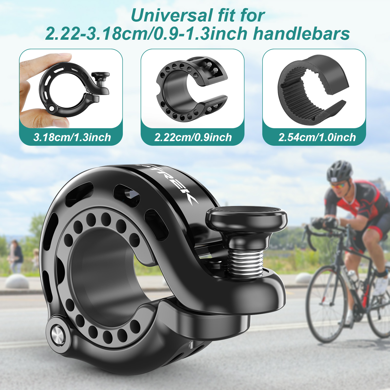 Велосипедный звонок, звуковой  – обзор и цена Bell Handlebar Ring
