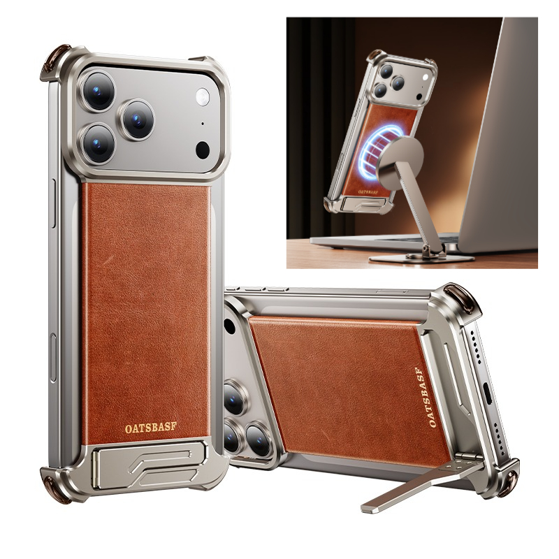 Кожаный чехол Oatsbasf для iPh – обзор и цена Kickstand Adjustable
